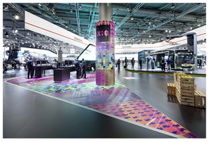 Fabriqué en Allemagne, Lentiprint, graphisme lenticulaire durable de haute qualité, 120x180cm, affichage au sol pour exposition, Lentifloor - Product Image 2
