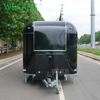 WECARE Concession Foodtruck Remorque de Restauration Mobile Food Truck Shawarma Grill Glaces Italiennes Food Truck Taco avec Congélateur