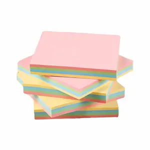 Notes dans des couleurs et des tailles personnalisées Petites notes autocollantes Pastel réutilisables Conception Notes autocollantes effaçables à sec imprimées sur mesure