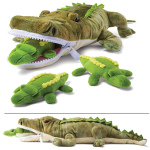 2025 Aanpasbare Krokodil Kleine Alligator Speelgoed Hete Verkoop Tanden Met Rits Pluche Educatieve Knuffels Pp Katoen Voor Kinderen - Product Image 2