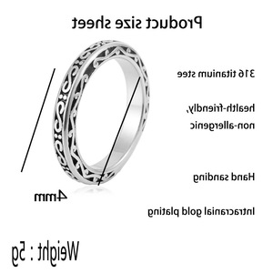 yunnique Fashion <b>Rings</b> <b>Titanium</b> Steel Dragon Design Unisex Wedding Band Gift Jewelry - Product Image 2