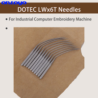 Aiguille courbe Dotec LWX6T (LWX2T, 29BL, SY7395), 20 pièces, pour machines à coudre portatives à point de CM-101 75T, CM-364