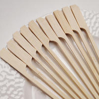 Brochettes en bambou Teppo écologiques très vendues, 18 cm, résistantes à la chaleur, pour grillades au charbon de bois, avec logo personnalisé