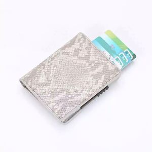 Free Sample 2024 multifunctional security rfid slim travel <b>smart</b> card holder leather <b>wallet</b> for men - Product Image 4