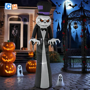 Démon gonflable effrayant, jouet gonflable géant, publicité gonflable diabolique pour Halloween, bar d'horreur - Product Image 3