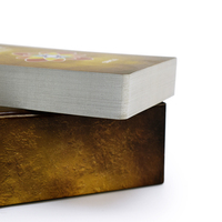 Jeu de cartes Oracle personnalisé et écologique de 58 cartes avec boîte rigide en deux parties et guide pour les lecteurs de Tarot