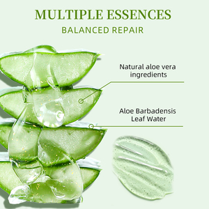 Masque de nuit hydratant en gel d'aloe vera naturel OEM, soin du visage, masque réparateur éclaircissant, crème visage en <span class=keywords><strong>gelée</strong></span> d'aloe vera - Product Image 4