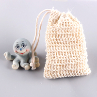 Petites pochettes à base de plantes écologiques de 10x14 cm, sacoches à savon en coton et Jute