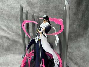 2023 populaire 32.5cm 12.9 pouces BLEACH <span class=keywords><strong>Kuchiki</strong></span> Byakuya Original haute qualité modèle Figura BLEACH figurine Anime Figure - Product Image 2