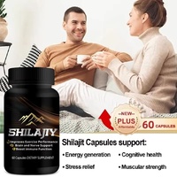 Capsules Énergétiques en Gros OEM à Marque Privée, Extrait d'Ashwagandha et de Shilajit de l'Himalaya, Force 10 en 1