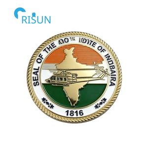 Souvenirs d'Inde, Drapeau indien, Forces armées, Défense, Vétéran, Pièce commémorative métallique, Pièces <span class=keywords><strong>de</strong></span> défi personnalisées, Inde - Product Image 6