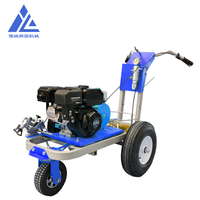 Machine de marquage routier professionnelle à poussée manuelle pour autoroutes, parkings et rues piétonnées, machine de marquage routier à peinture froide