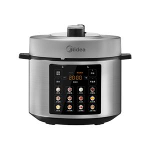 Olla a Presión Eléctrica Midea de 5.1-6.0L con Revestimiento Interior de Acero Inoxidable, Temporizador Inteligente, Operación con un Solo Toque, para Uso Doméstico - Product Image 2
