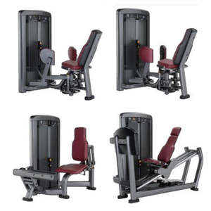 Mesin Glute Hip Thrust Komersial dengan Kaki Penyangga Baja, Beban Dapat Disesuaikan 100kg, Alat Fitness Gym untuk Latihan Tubuh - Product Image 3