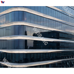 Système de façade murale en aluminium moderne pour bâtiments, murs extérieurs personnalisés pour bureaux commerciaux et hôtels - Product Image 2