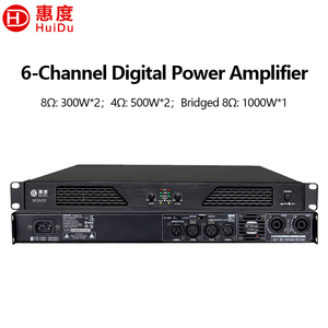 Amplificatore di Potenza Classe D M3600 1U a 2 Canali 2*300W 8ohm Tensione Costante 70V 100V <span class=keywords><strong>Linea</strong></span> 600W Amplificatore BGM per Conferenze - Product Image 1