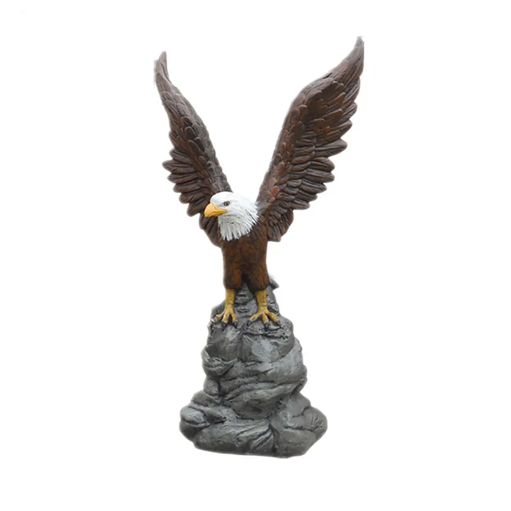 Custom Polyresin High Quality Vivid Outdoor Garden Eagle Statue
