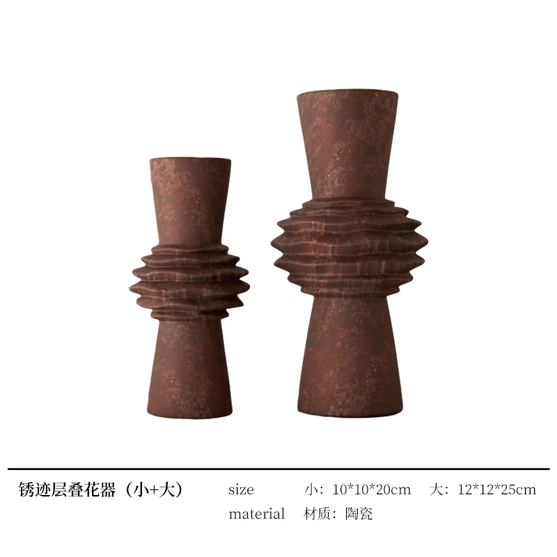 Vaso a cascata antiruggine, piccolo/grande