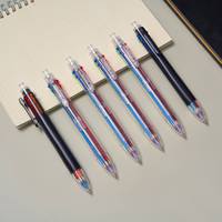 Stylo bille publicitaire en plastique multicolore à bas prix pour l'impression et l'écriture