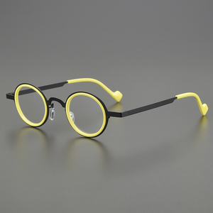 Handgemachte Luxus-Korrektur brille Chinese Custom Neueste Gold Gute Qualität Acetat Gelb Rot Blau Grün <span class=keywords><strong>Party</strong></span> Kinder Männer Frauen - Product Image 4