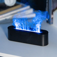 Diffuseur d'arômes USB de bureau 150 ml, mini humidificateur à flamme, diffuseur d'huiles essentielles pour la maison