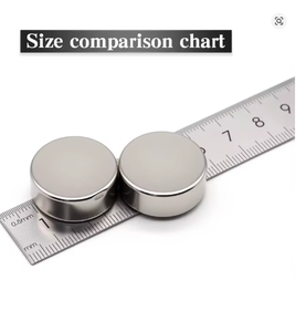 Imán de Neodimio de 25x10 mm, Disco Magnético NdFeB N42 <span class=keywords><strong>N35</strong></span> N52, Cilindro Magnético Fuerte, Imán de 25 mm de Diámetro y 10 mm de Grosor, Potente Imán de Neodimio 25*10 - Product Image 2