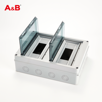 Caja de Distribución de Energía para Exteriores HT, Impermeable y a Prueba de Polvo con Nivel de Protección IP65, HT-24, 24 Tomas, 220V