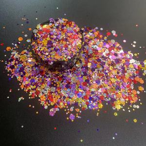 Gatto arcobaleno Glitter brillante fantasia acrilico polvere Chunky Glitter 2 oz shaker per il confezionamento - Product Image 4