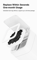 Anneaux de recharge automatiques pour poubelles, sacs poubelles auto-remplaçables, poubelles intelligentes à capteur sans contact, lot de 6 - 150 unités (approvisionnement pour 6 mois)