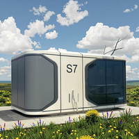 Maison modulaire Capsule préfabriquée de style populaire Remorque RV Cuisine incluse pour le camping et le séjour en villa