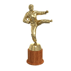 <span class=keywords><strong>Fantasy</strong></span> Custom Metal <span class=keywords><strong>Champion</strong></span> <span class=keywords><strong>League</strong></span> Baloncesto Fútbol Premios Trofeo Trofeos de fútbol con soporte de madera - Product Image 2