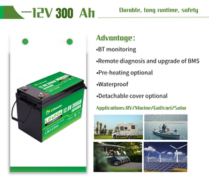 Batteries au lithium-ion LiFePO4 <span class=keywords><strong>pour</strong></span> caravane, grande capacité, longue durée de vie, 12V 100Ah 120Ah 150Ah 206Ah 304Ah 460Ah - Product Image 2