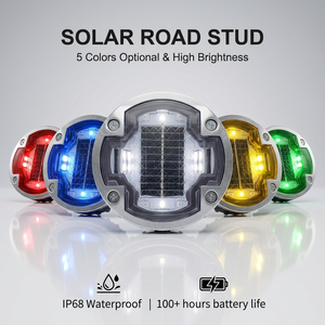 Luz <span class=keywords><strong>de</strong></span> Señalización Solar IP68 <span class=keywords><strong>de</strong></span> Aluminio para Estacionamientos y Entradas <span class=keywords><strong>de</strong></span> Vehículos, Subterránea, Antideslumbrante - Product Image 1
