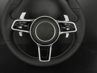 Volant de direction personnalisé OEM/ODM pour Porsche Cayenne Cayman, en fibre de carbone et cuir, avec palettes de changement de vitesse, vente en gros
