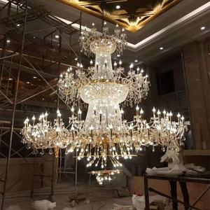 Di grandi dimensioni Su Misura <span class=keywords><strong>Sala</strong></span> Banchetti Moschea Hotel Lobby <span class=keywords><strong>Lampadari</strong></span> Di Cristallo di Illuminazione Moderna - Product Image 5