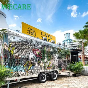 WECARE Street Imbisswagen Foodtruck Hot Dog Cart Coffee Ice Cream Truck Mobile Bar Trailer Pizza Food Truck with Full Kitchen