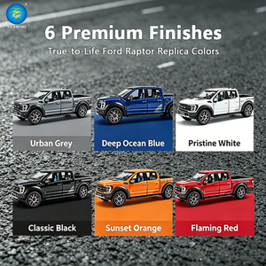 Modèle de <span class=keywords><strong>voiture</strong></span> en alliage Ford Raptor Pickup 1:20, véhicule à tirer en arrière avec son et lumière, camion tout-terrain, jouet pour garçons, collection pour enfants - Product Image 6