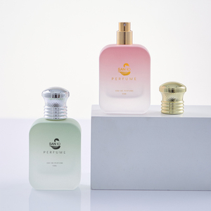 Botellas de perfume de vidrio de Color degradado de alta calidad de fábrica, nuevos diseños, botella de Perfume de lujo con tapa y spray - Product Image 2