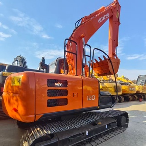 Machine de construction lourde d'occasion, excavatrice Hitachi ZX120, 12 tonnes, 66 kW de puissance, moteur, boîte de vitesses, pompe, PLC, roulement de haute qualité - Product Image 6