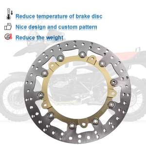 Disque de frein à disque flottant avant 305mm pour <span class=keywords><strong>BMW</strong></span> R1200GS/CL/C/R/RS <span class=keywords><strong>F750GS</strong></span> R1250GS Adventure F850C F850GS R1150GS K1200RS/LT HP2 1200 - Product Image 3