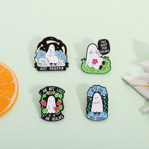 Je ne suis pas <span class=keywords><strong>perdu</strong></span> je guéris la broche en émail fantôme émotionnel broche revers Badge bijoux cadeau pour les amis et les enfants - Product Image 2