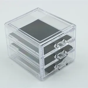 Make Up Box Clear Cosmetic Organizer Vanity Storage Display Box Make Up Organizers And Storage