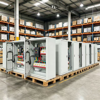 Ensemble complet de boîte de distribution électrique de marque Fuken, 3 phases, 800 ampères, indice de protection IP55, avec poignée de verrouillage cachée