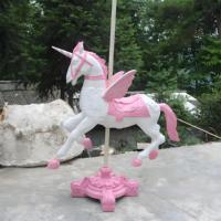 Carrousel d'animaux décoratifs grandeur nature Cavalos De Carrosel figurines de chevaux pour patios
