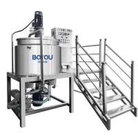 Machine à crème automatique à chauffage vapeur en acier inoxydable SS304 à cisaillement élevé pour la fabrication de shampooing, de savon liquide et de détergent