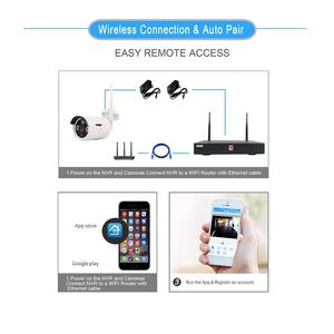 Offre Spéciale 4ch 2MP 1080p système de sécurité sans fil étanche WiFi caméra NVR kit - Product Image 4