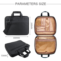Vente en gros sur mesure Sac à main pour hommes d'affaires Portable grande capacité mallette en cuir Sac souple