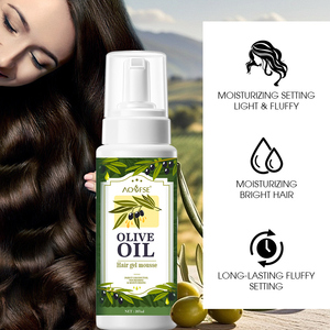 Produits capillaires biologiques pour <span class=keywords><strong>cheveux</strong></span> <span class=keywords><strong>bouclés</strong></span>, <span class=keywords><strong>mousse</strong></span> coiffante à l'huile d'olive pour tresses, marque privée - Product Image 4