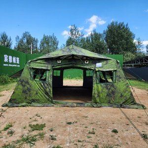 Tente <span class=keywords><strong>de</strong></span> terrain modulaire polyvalente <span class=keywords><strong>de</strong></span> camouflage <span class=keywords><strong>de</strong></span> 30 mètres carrés avec <span class=keywords><strong>passage</strong></span> <span class=keywords><strong>de</strong></span> connexion pour relier plusieurs tentes tactiques - Product Image 2