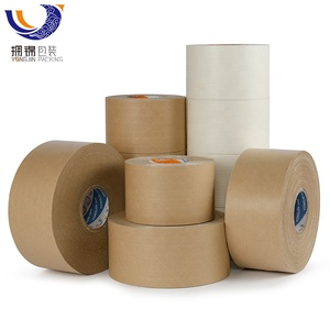 <strong>Brown</strong> Packaging Paper <strong>Tape</strong> Heavy Duty Ecommerce <strong>Packing</strong> Wet Water Reinforced Kraft Paper <strong>Tape</strong> - Product Image 4